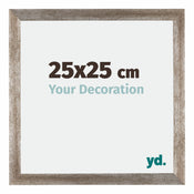 Mura MDF Photo Frame 25x25cm Metal Vintage Front Size | Yourdecoration.co.uk