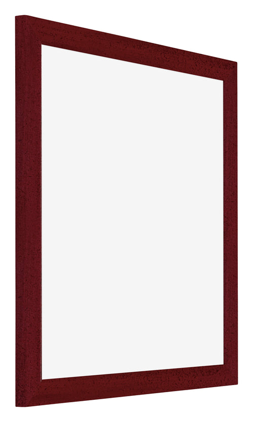 Mura MDF Photo Frame 25x25cm Winered Wiped Front Oblique | Yourdecoration.co.uk