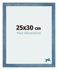 Mura MDF Photo Frame 25x30cm Bright Blue Swept Front Size | Yourdecoration.co.uk
