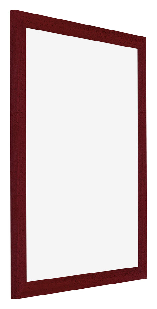 Mura MDF Photo Frame 25x30cm Winered Wiped Front Oblique | Yourdecoration.co.uk