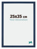Mura MDF Photo Frame 25x35cm Dark Blue Swept Front Size | Yourdecoration.co.uk