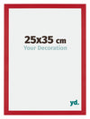 Mura MDF Photo Frame 25x35cm Red Front Size | Yourdecoration.co.uk