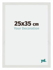 Mura MDF Photo Frame 25x35cm White Matte Front Size | Yourdecoration.co.uk