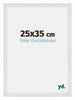 Mura MDF Photo Frame 25x35cm White Matte Front Size | Yourdecoration.co.uk