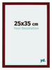 Mura MDF Photo Frame 25x35cm Winered Wiped Front Size | Yourdecoration.co.uk