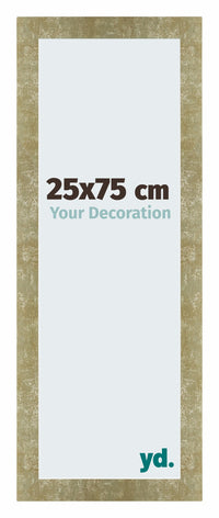 Mura MDF Photo Frame 25x75cm Copper Design Front Size | Yourdecoration.co.uk
