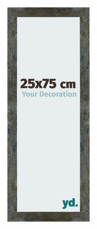 Mura MDF Photo Frame 25x75cm Gold Shiny Front Size | Yourdecoration.co.uk
