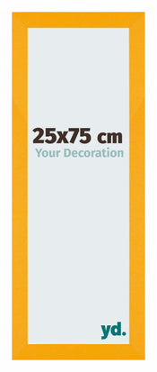 Mura MDF Photo Frame 25x75cm Iron Swept Front Size | Yourdecoration.co.uk