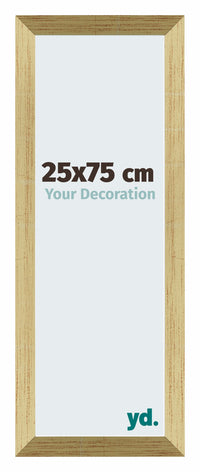 Mura MDF Photo Frame 25x75cm Light Oak Front Size | Yourdecoration.co.uk