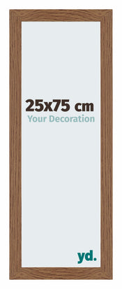 Mura MDF Photo Frame 25x75cm Oak Rustic Front Size | Yourdecoration.co.uk