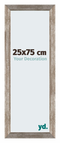 Mura MDF Photo Frame 25x75cm White Matte Front Size | Yourdecoration.co.uk