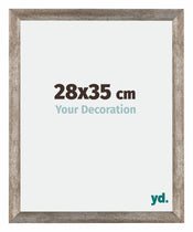 Mura MDF Photo Frame 28x35cm Metal Vintage Front Size | Yourdecoration.co.uk