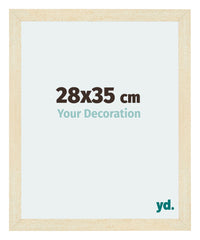 Mura MDF Photo Frame 28x35cm Sand Wiped Front Size | Yourdecoration.co.uk