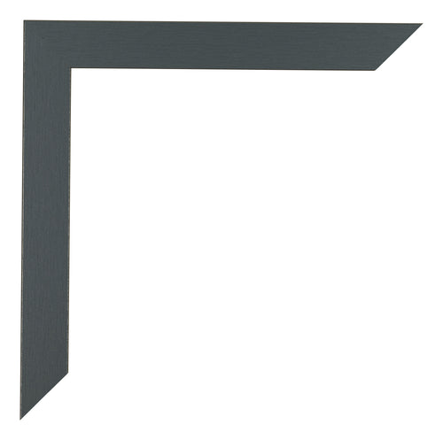 Mura MDF Photo Frame 29 7x42cm A3 Anthracite Detail Corner | Yourdecoration.co.uk