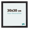 Mura MDF Photo Frame 30x30cm Back Wood Grain Front Size | Yourdecoration.co.uk