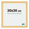 Mura MDF Photo Frame 30x30cm Beech Design Front Size | Yourdecoration.co.uk