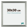 Mura MDF Photo Frame 30x30cm Champagne Front Size | Yourdecoration.co.uk