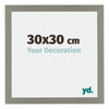 Mura MDF Photo Frame 30x30cm Gray Front Size | Yourdecoration.co.uk
