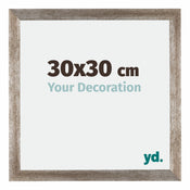 Mura MDF Photo Frame 30x30cm Metal Vintage Front Size | Yourdecoration.co.uk