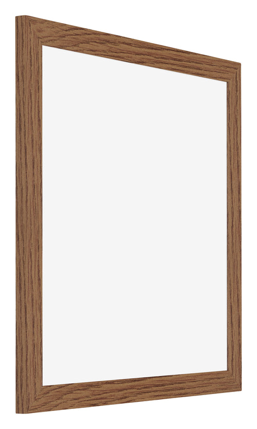 Mura MDF Photo Frame 30x30cm Oak Rustic Front Oblique | Yourdecoration.co.uk