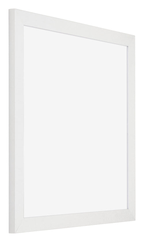Mura MDF Photo Frame 30x30cm White High Gloss Front Oblique | Yourdecoration.co.uk