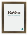 Mura MDF Photo Frame 30x40cm Bronze Design Front Size | Yourdecoration.co.uk