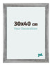 Mura MDF Photo Frame 30x40cm Gray Wiped Front Size | Yourdecoration.co.uk