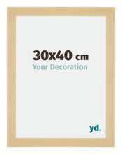 Mura MDF Photo Frame 30x40cm Maple Decor Front Size | Yourdecoration.co.uk