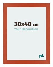 Mura MDF Photo Frame 30x40cm Orange Front Size | Yourdecoration.co.uk
