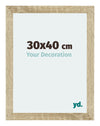 Mura MDF Photo Frame 30x40cm Sonoma Oak Front Size | Yourdecoration.co.uk