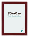 Mura MDF Photo Frame 30x40cm Winered Wiped Front Size | Yourdecoration.co.uk