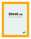 Mura MDF Photo Frame 30x40cm Yellow Front Size | Yourdecoration.co.uk