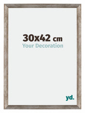 Mura MDF Photo Frame 30x42cm Metal Vintage Front Size | Yourdecoration.co.uk