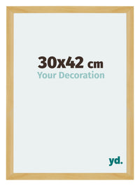 Mura MDF Photo Frame 30x42cm Pine Design Front Size | Yourdecoration.co.uk