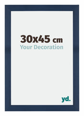 Mura MDF Photo Frame 30x45cm Dark Blue Swept Front Size | Yourdecoration.co.uk