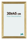 Mura MDF Photo Frame 30x45cm Gold Shiny Front Size | Yourdecoration.co.uk