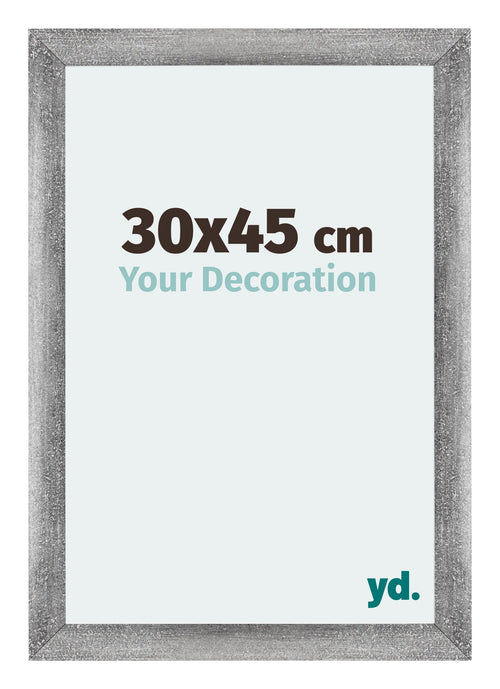 Mura MDF Photo Frame 30x45cm Gray Wiped Front Size | Yourdecoration.co.uk
