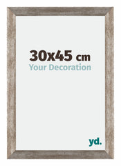 Mura MDF Photo Frame 30x45cm Metal Vintage Front Size | Yourdecoration.co.uk