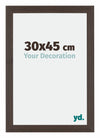 Mura MDF Photo Frame 30x45cm Oak Dark Front Size | Yourdecoration.co.uk