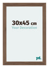Mura MDF Photo Frame 30x45cm Walnut Dark Front Size | Yourdecoration.co.uk