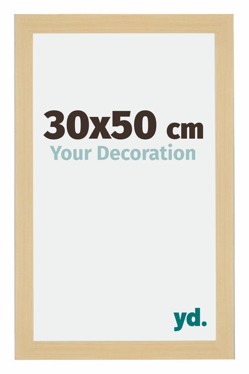 Mura MDF Photo Frame 30x50cm Beech Design Front Size | Yourdecoration.co.uk