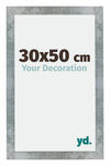 Mura MDF Photo Frame 30x50cm Iron Swept Front Size | Yourdecoration.co.uk