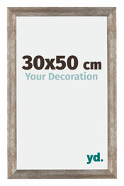 Mura MDF Photo Frame 30x50cm Metal Vintage Front Size | Yourdecoration.co.uk