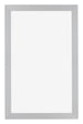 Mura MDF Photo Frame 30x50cm Silver Matte Front | Yourdecoration.co.uk