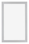Mura MDF Photo Frame 30x50cm Silver Matte Front | Yourdecoration.co.uk