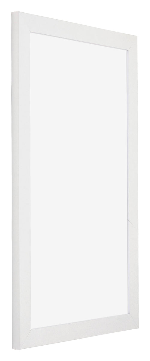 Mura MDF Photo Frame 30x50cm White High Gloss Front Oblique | Yourdecoration.co.uk