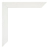 Mura MDF Photo Frame 30x50cm White Wiped Detail Corner | Yourdecoration.co.uk