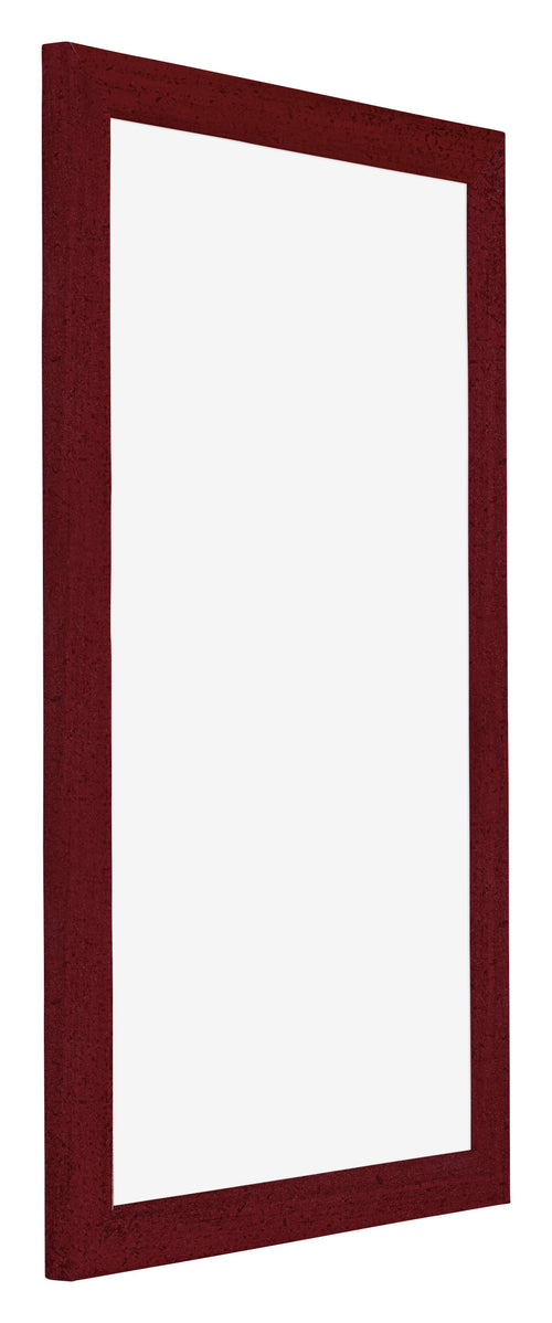 Mura MDF Photo Frame 30x50cm Winered Wiped Front Oblique | Yourdecoration.co.uk