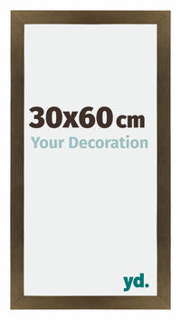 Mura MDF Photo Frame 30x60cm Bronze Design Front Size | Yourdecoration.co.uk