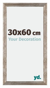 Mura MDF Photo Frame 30x60cm Metal Vintage Front Size | Yourdecoration.co.uk